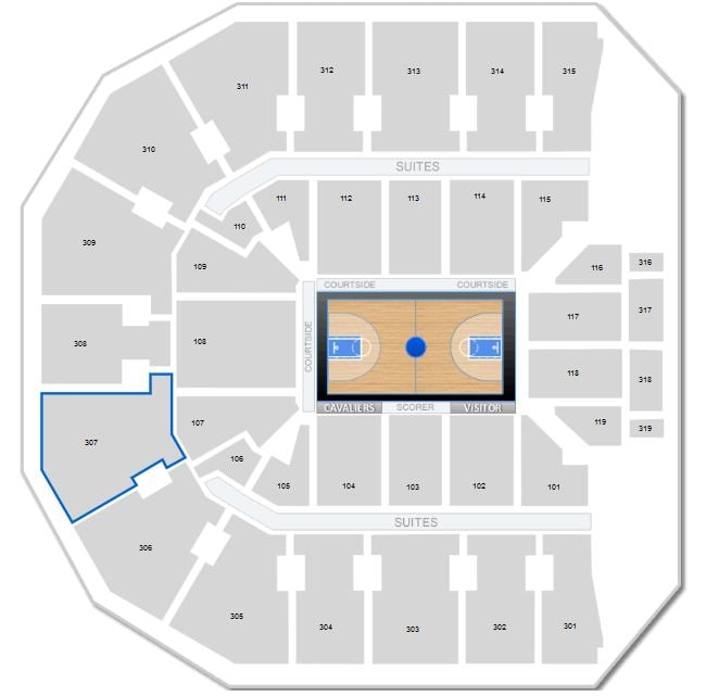 Virginia Basketball John Paul Jones Arena Seating Chart ...