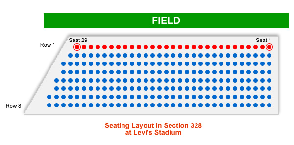 Levi Stadium Seating Chart 3d
