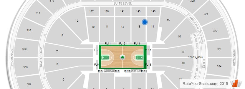 Celtics Virtual Seating Chart