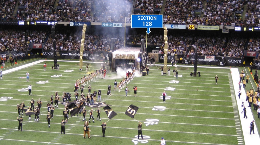New Orleans Superdome Seating Chart 3d