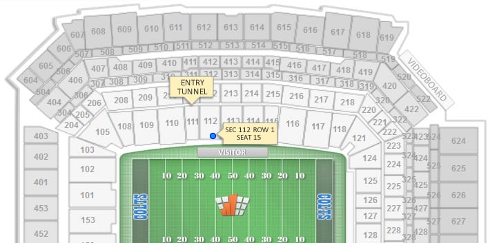 Colts Interactive Seating Chart