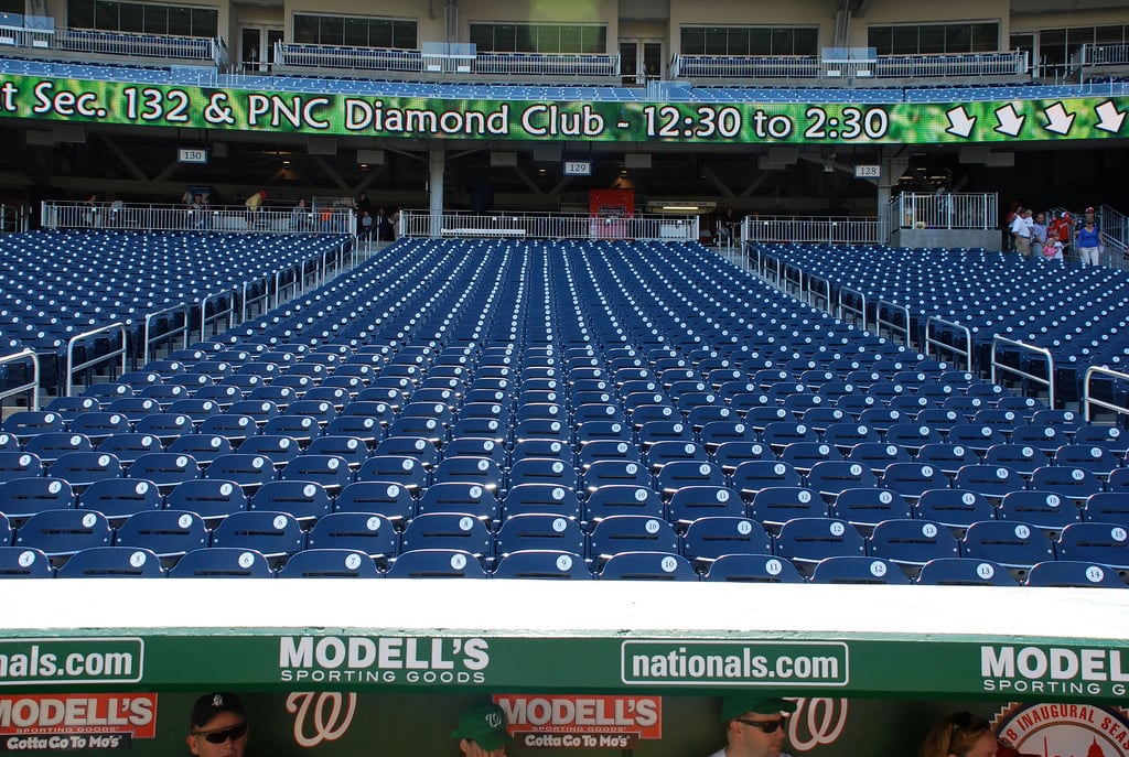 Nats Seating Chart With Rows