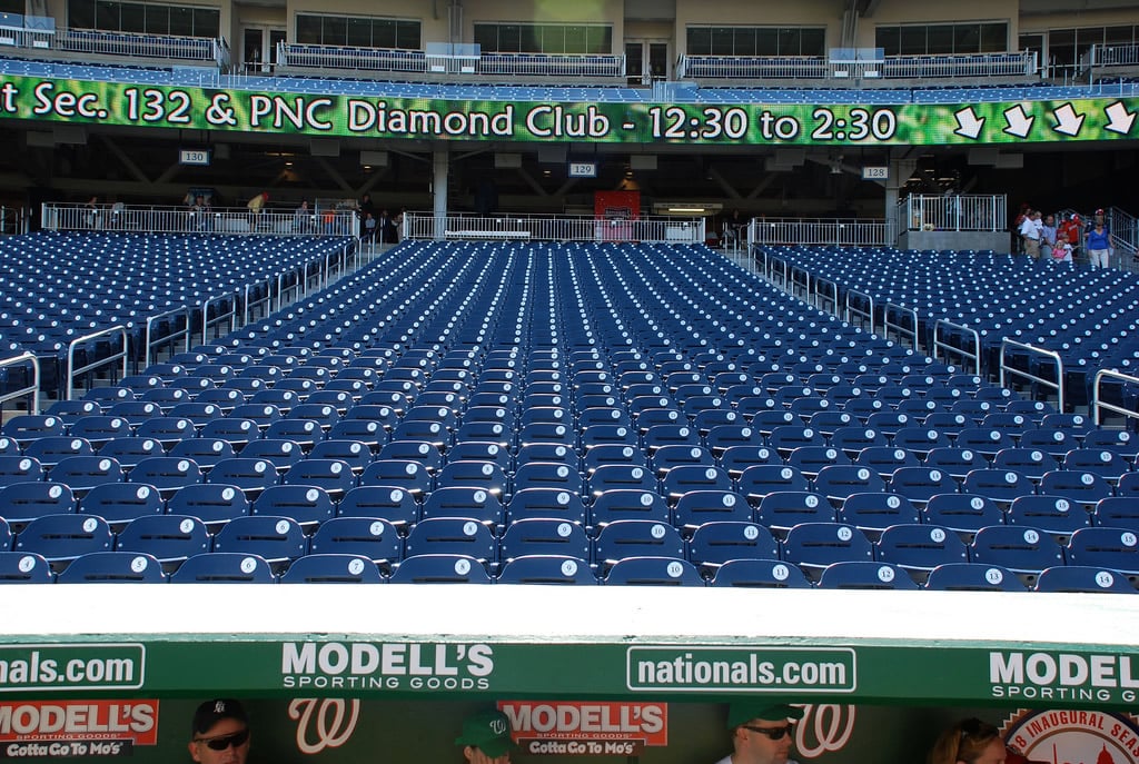 Washington Nationals Seating Chart With Row Numbers Bruin Blog