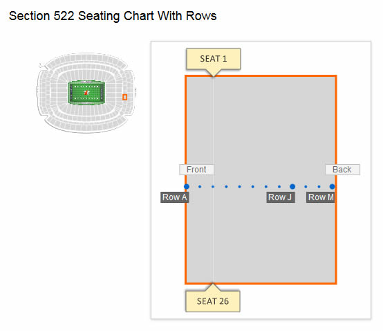 Texans Game Seating Chart