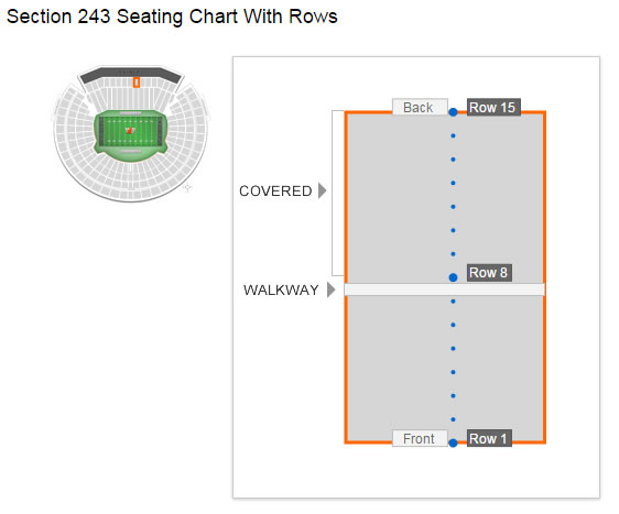 Oakland Raiders Interactive Seating Chart