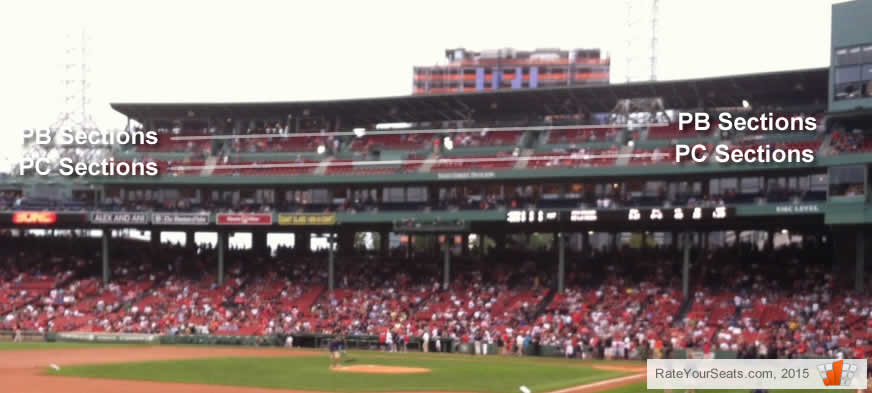 Fenway Park Virtual Seating Chart View
