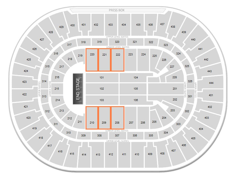 Honda Center Seating Chart View