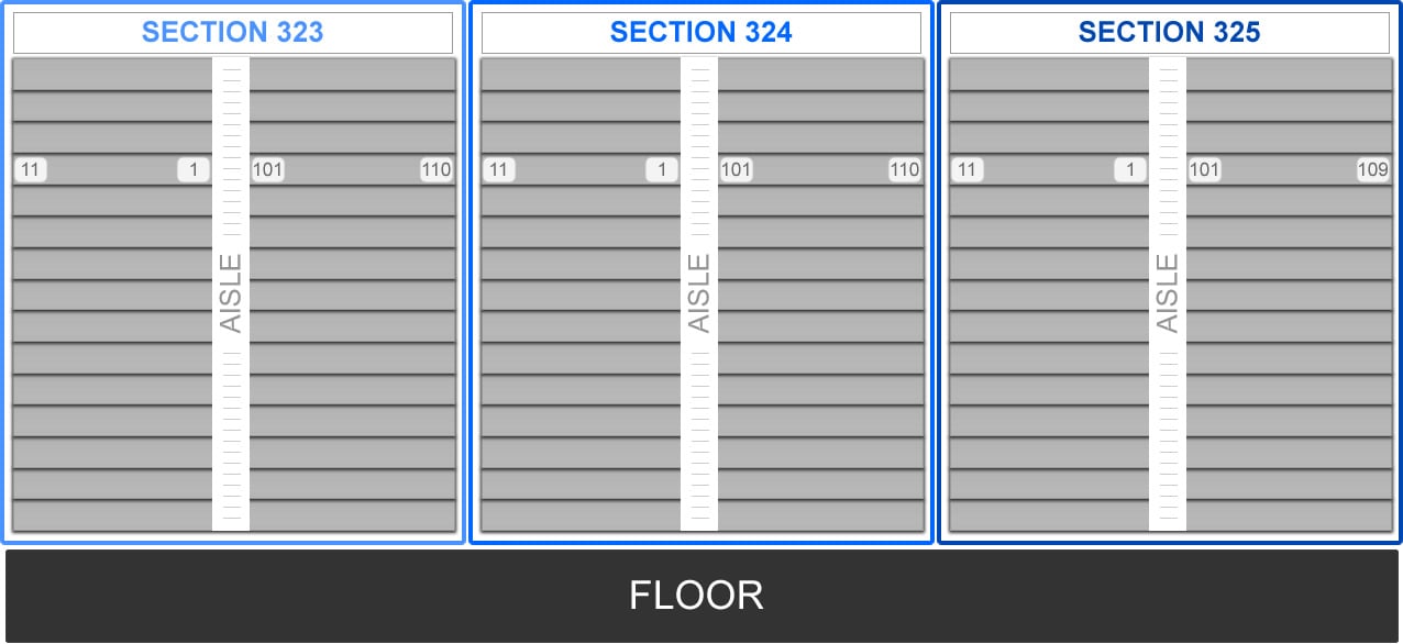 Rogers Arena Seating Chart With Seat Numbers