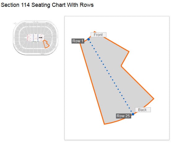 Canucks Virtual Seating Chart