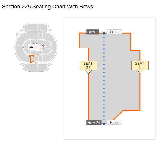The Saddledome Seating Chart