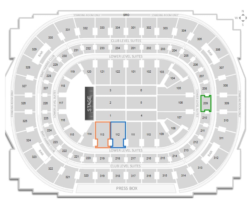 United Center Concert Seating Chart & Interactive Map ...