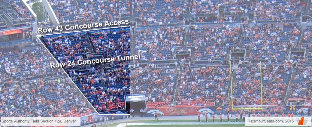 Denver Broncos Virtual Seating Chart