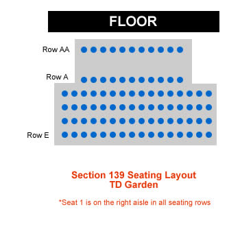 Bruins Interactive Seating Chart