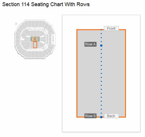 Charlotte Hornets Spectrum Center Seating Chart ...