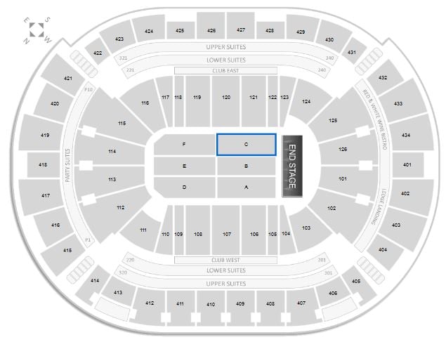 Toyota Center Concert Interactive Seating Chart - Best ...