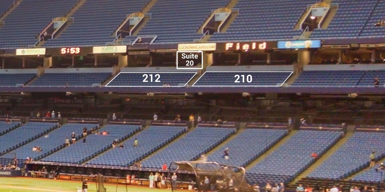 Tampa Bay Rays 3d Seating Chart