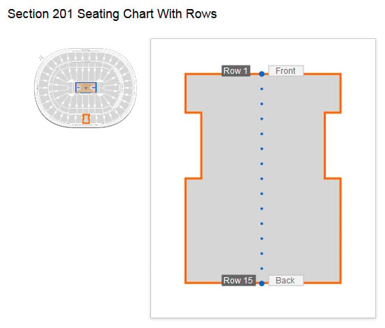 Wells Fargo Seating Chart Rows