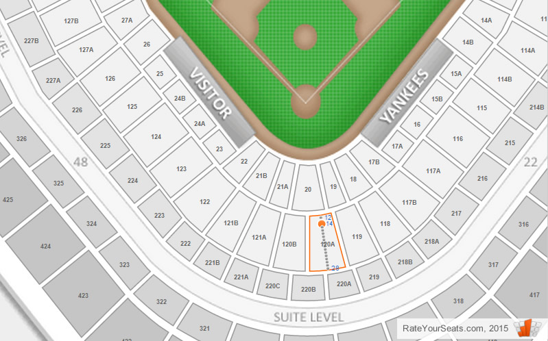 I have tickets for Field MVP Club 120A, Row 14. It says club lounge ...