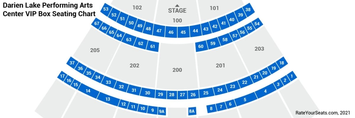 Darien Lake Concert Virtual Seating Chart