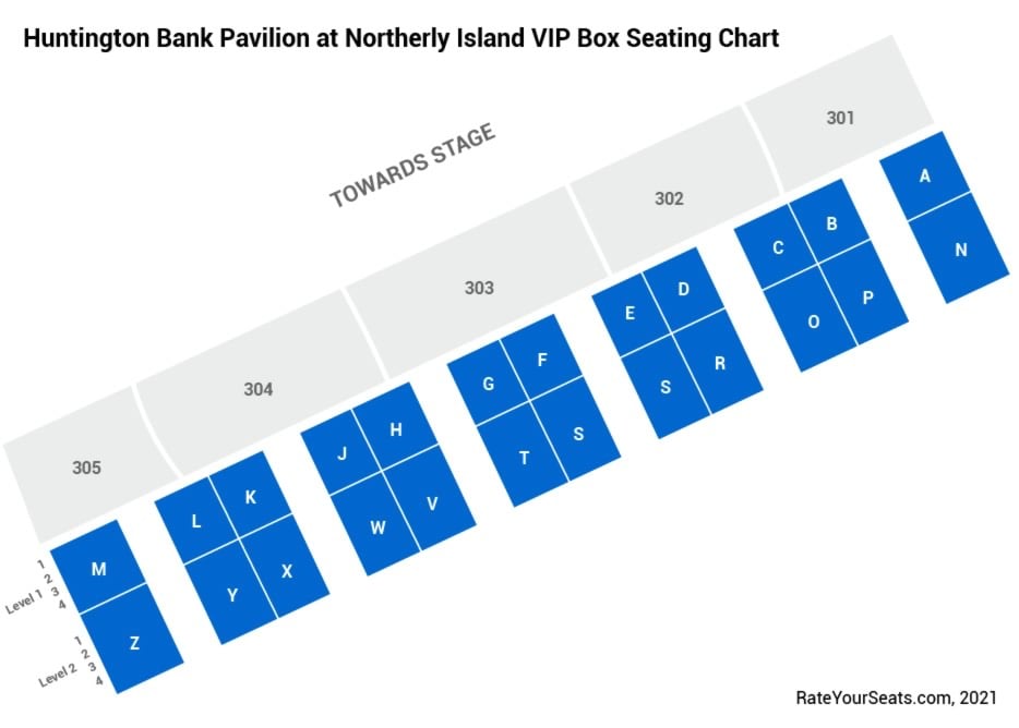 Firstmerit Bank Pavilion At Northerly Island Chicago Il Seating Chart