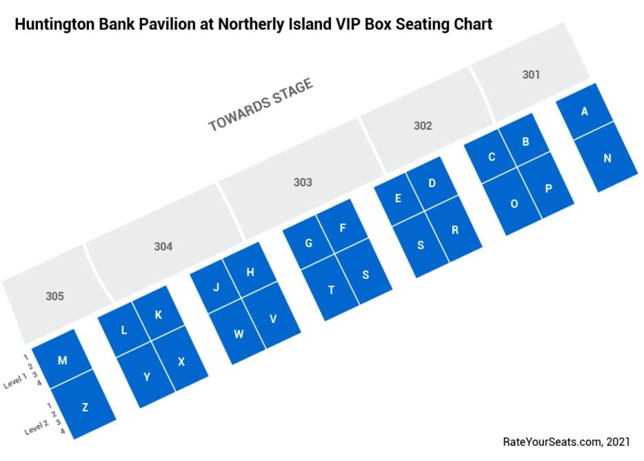 Charter One Pavilion Seating Chart