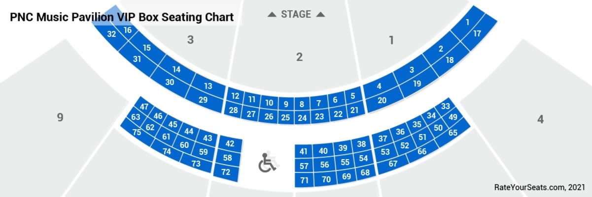 Pnc Seating Chart For Concerts