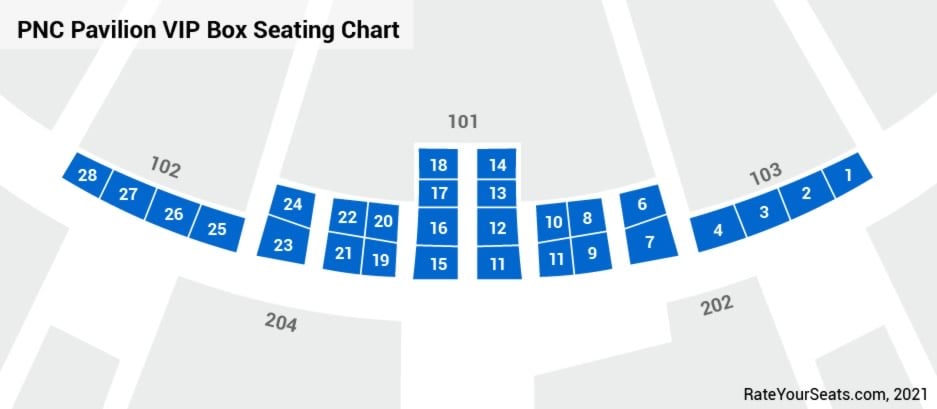 Pnc Pavilion Cincinnati Ohio Seating Chart
