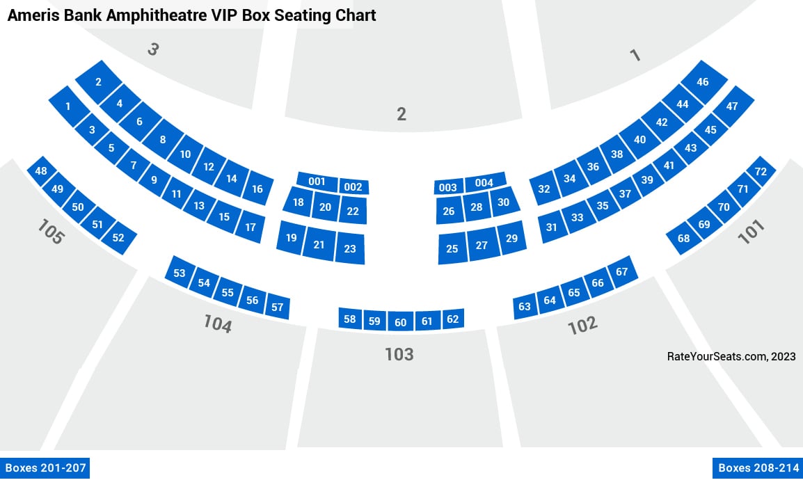 Verizon Amphitheater Ga Seating Chart