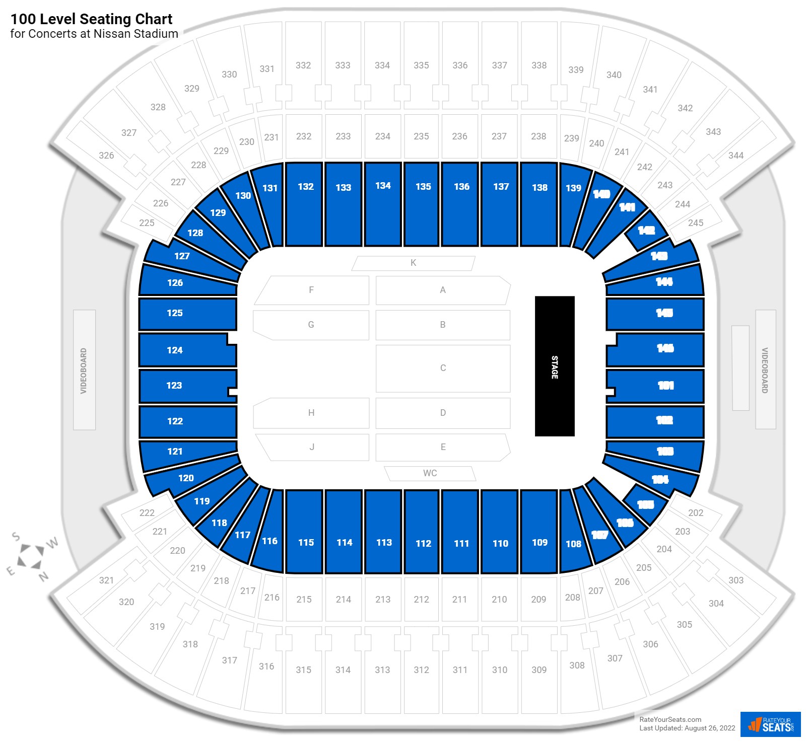 Nissan Stadium Concert Seating Two Birds Home