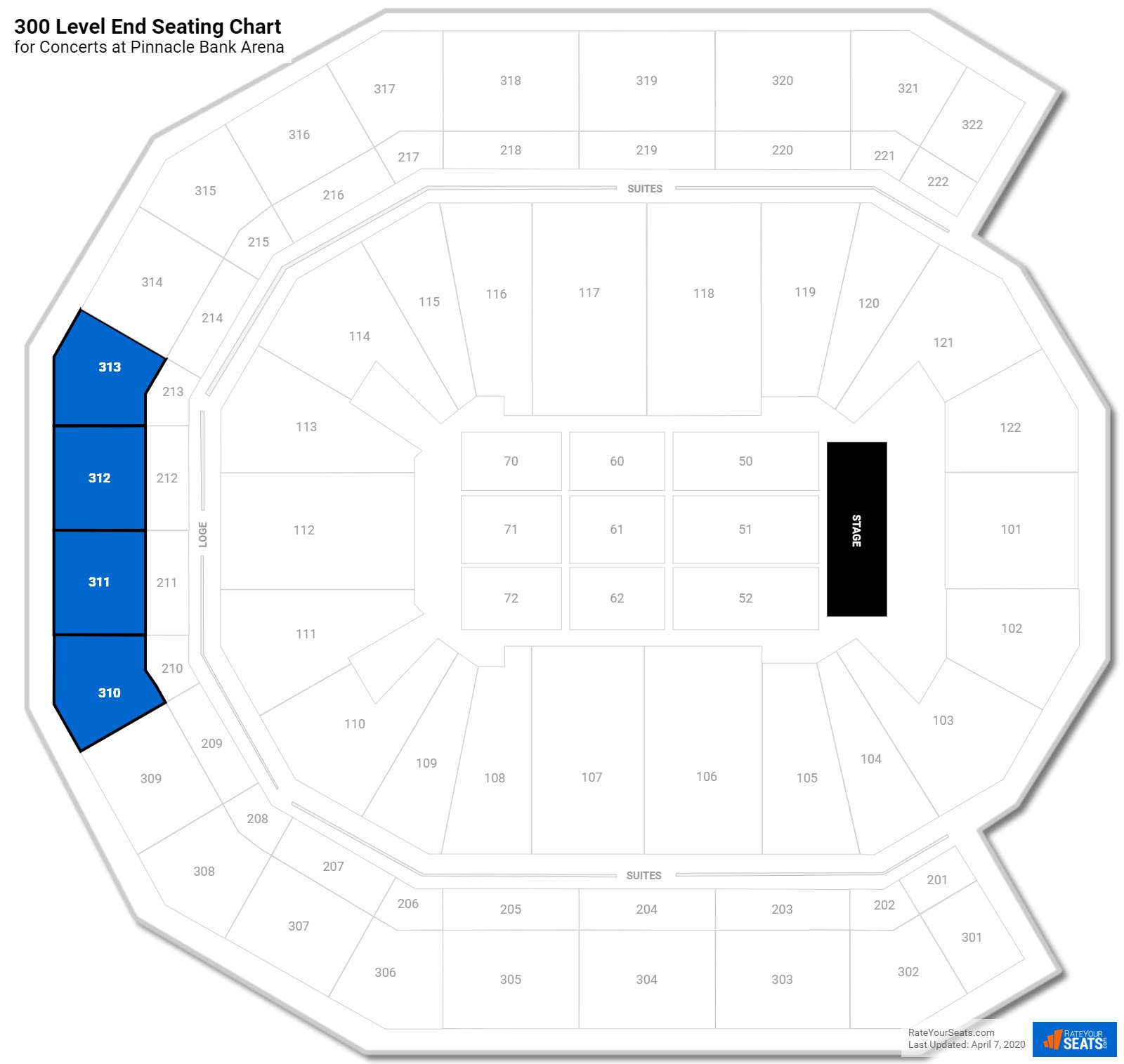 Pinnacle Bank Arena Seating for Concerts