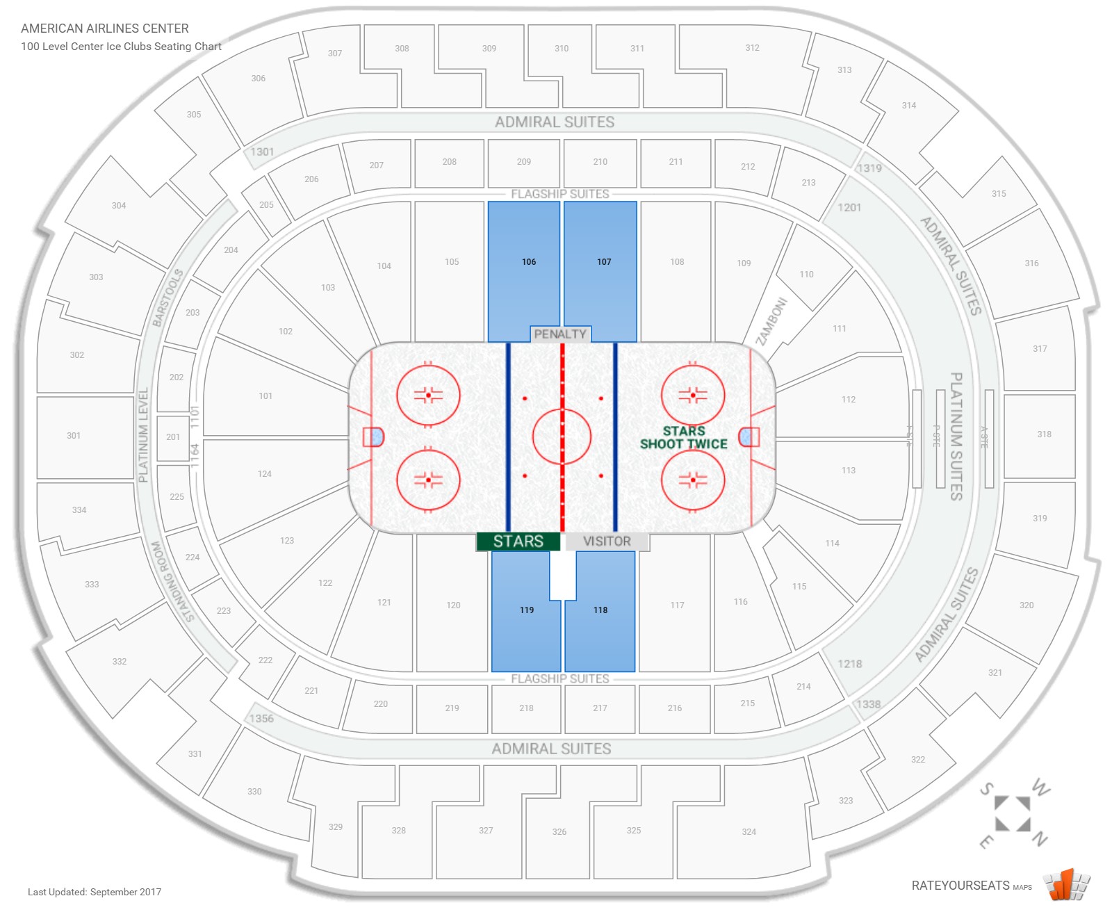 Club and Premium Seating at American Airlines Center - RateYourSeats.com