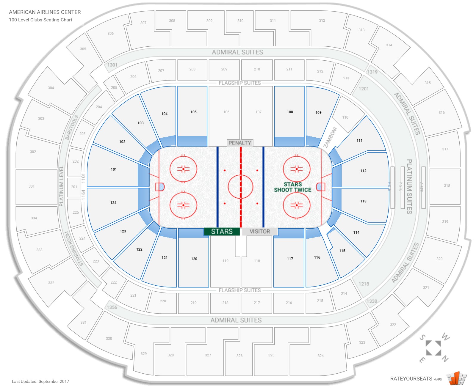 Club and Premium Seating at American Airlines Center - RateYourSeats.com