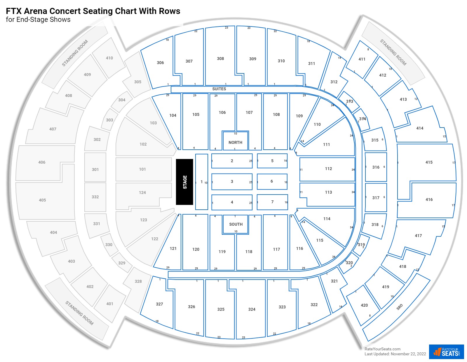american airlines arena seating chart with rows