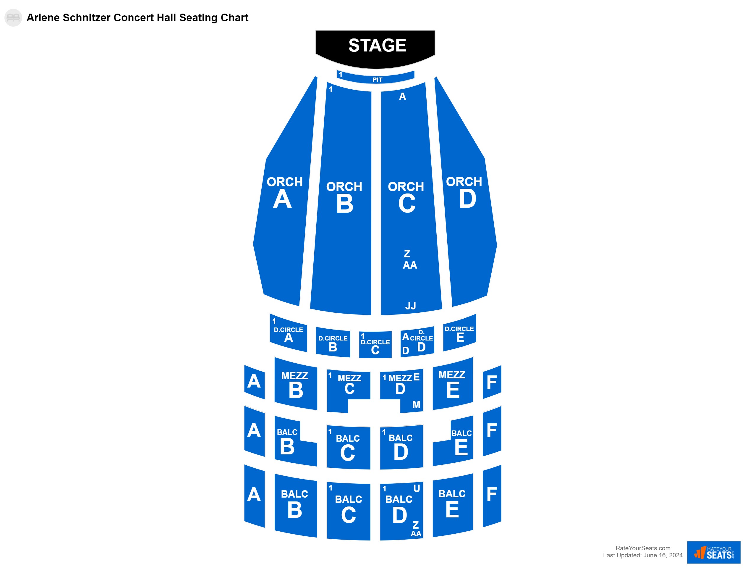 Arlene Schnitzer Concert Hall Seating Chart 