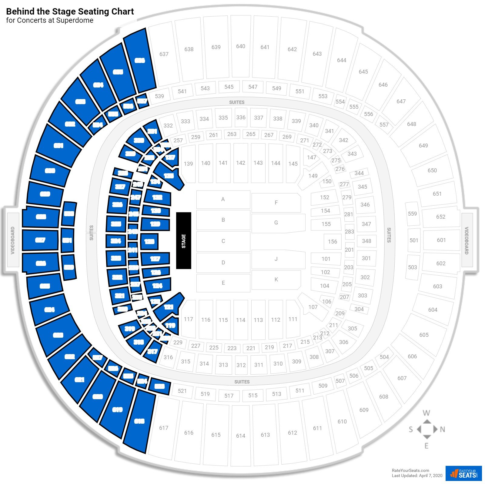 Superdome 3d Seating Chart