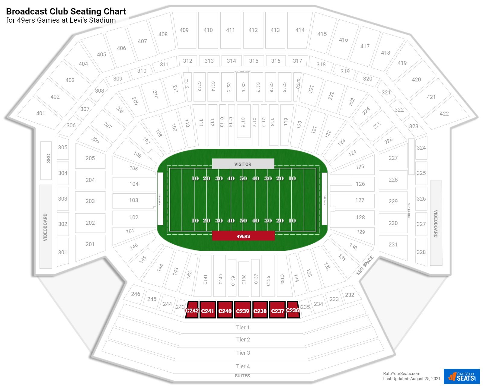 Actualizar 96+ imagen taylor swift levi's stadium seating chart