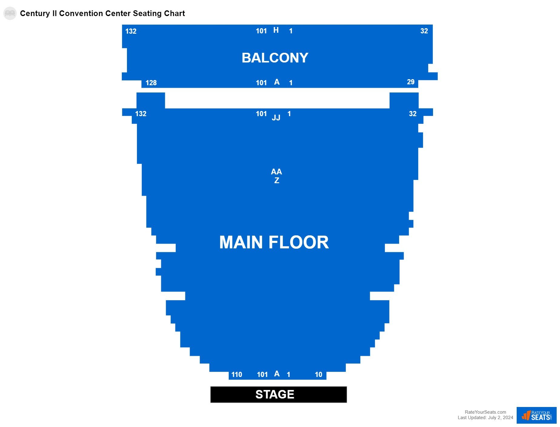 Century II Convention Center Seating Chart - RateYourSeats.com