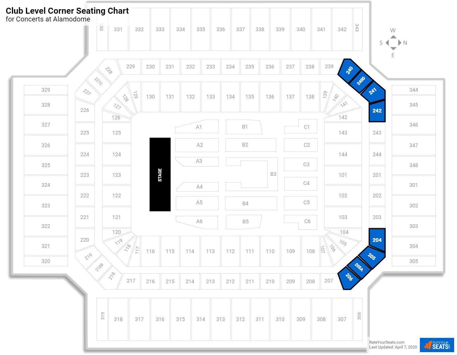 Alamodome Seating for Concerts