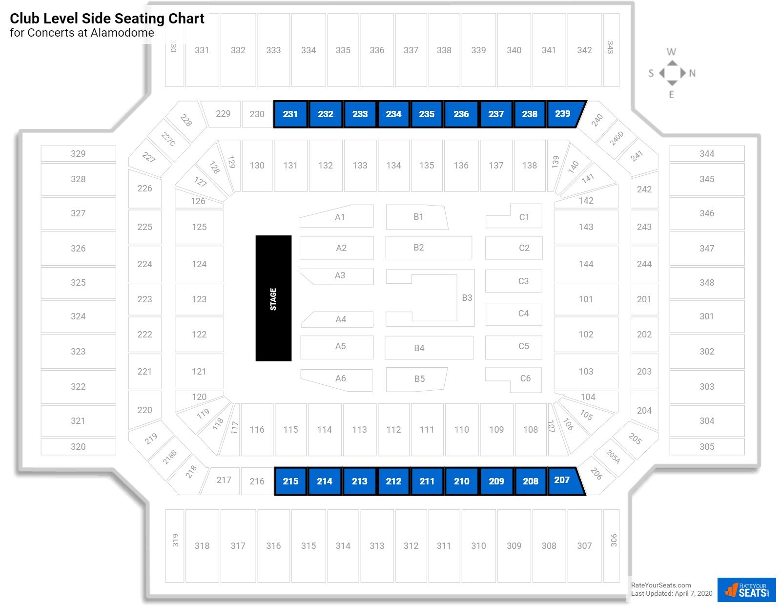 Alamodome Seating For Concerts - Rateyourseats.com