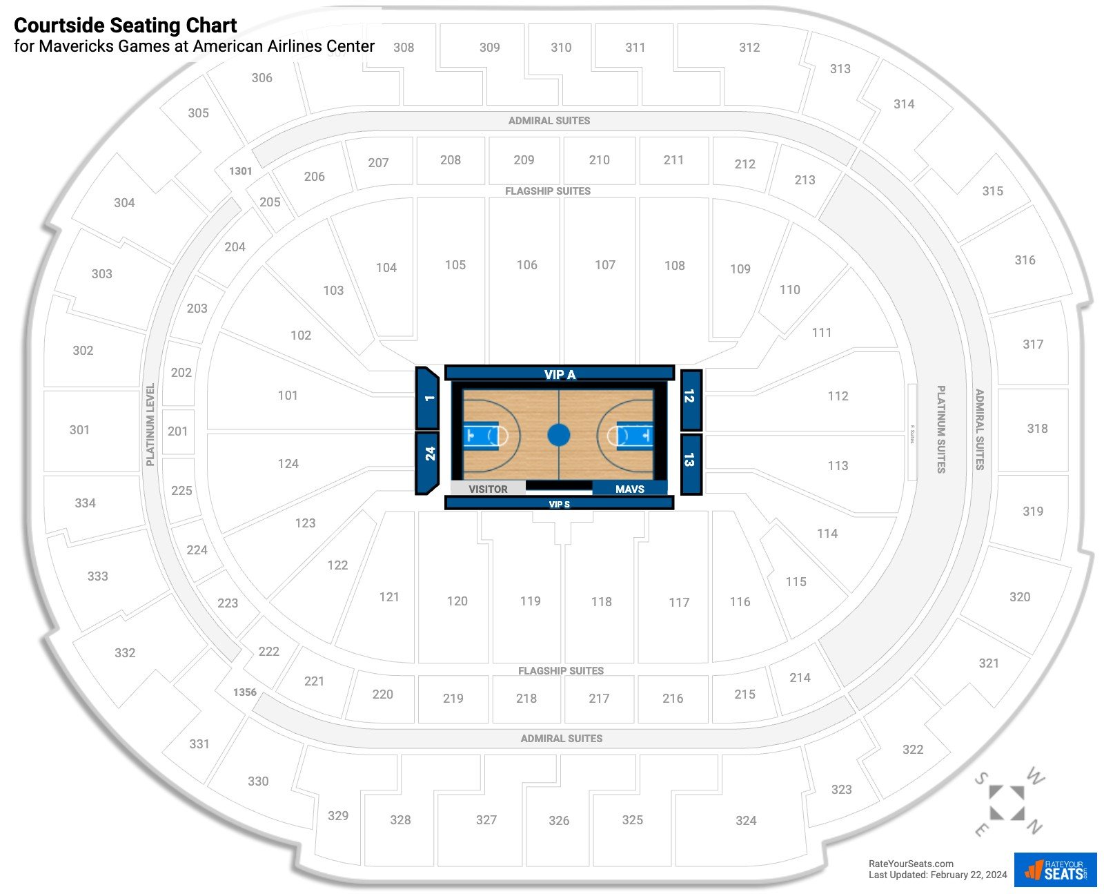 Dallas Mavericks Seating Chart 