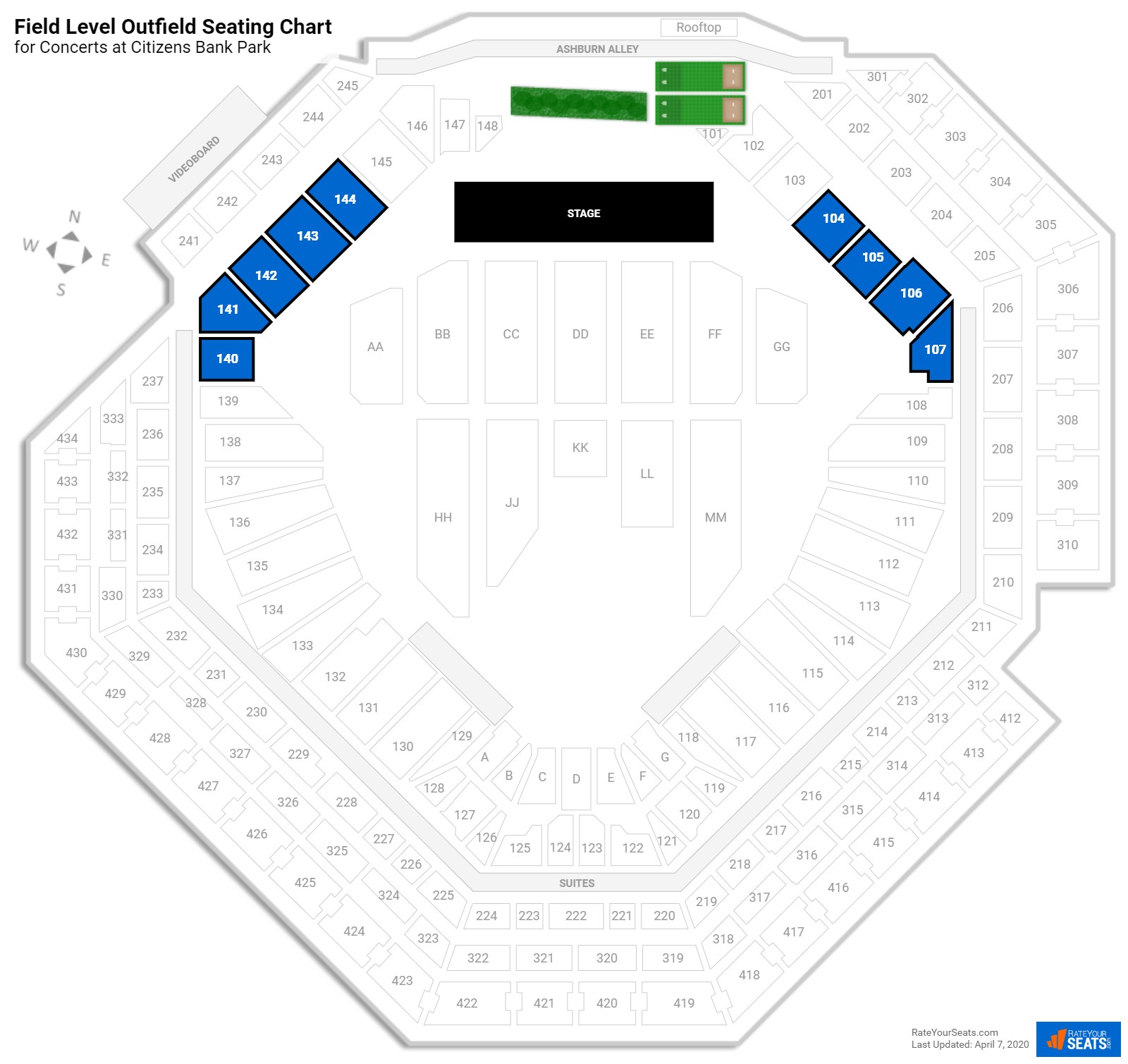 Citizens Bank Field Seating Chart