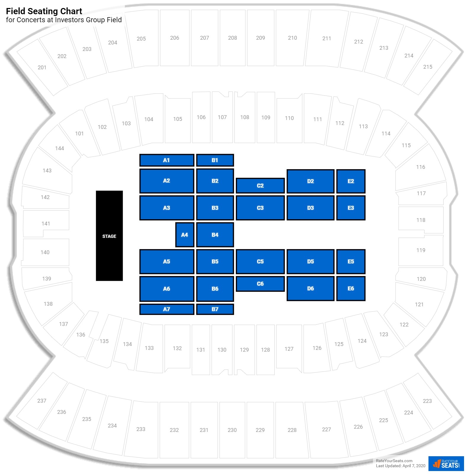 Investors Group Field Seating - RateYourSeats.com