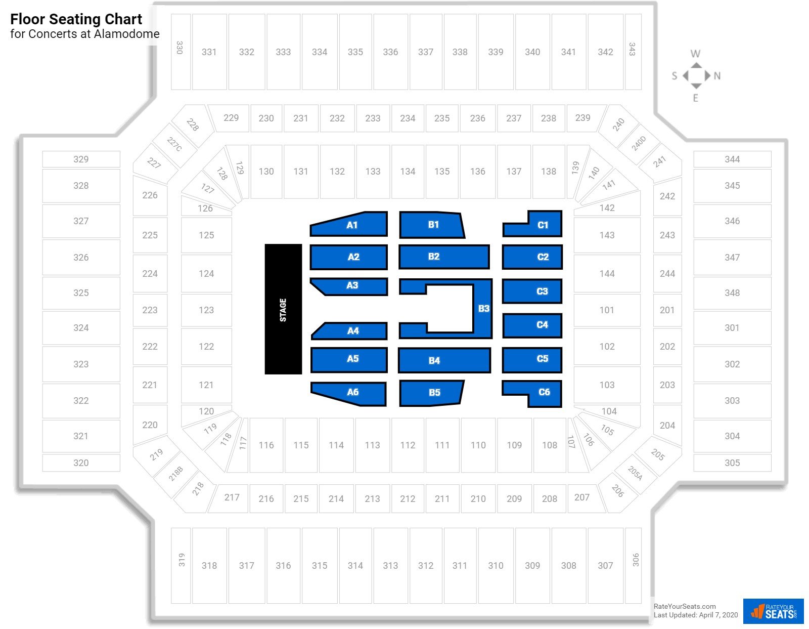 Alamodome Seating for Concerts