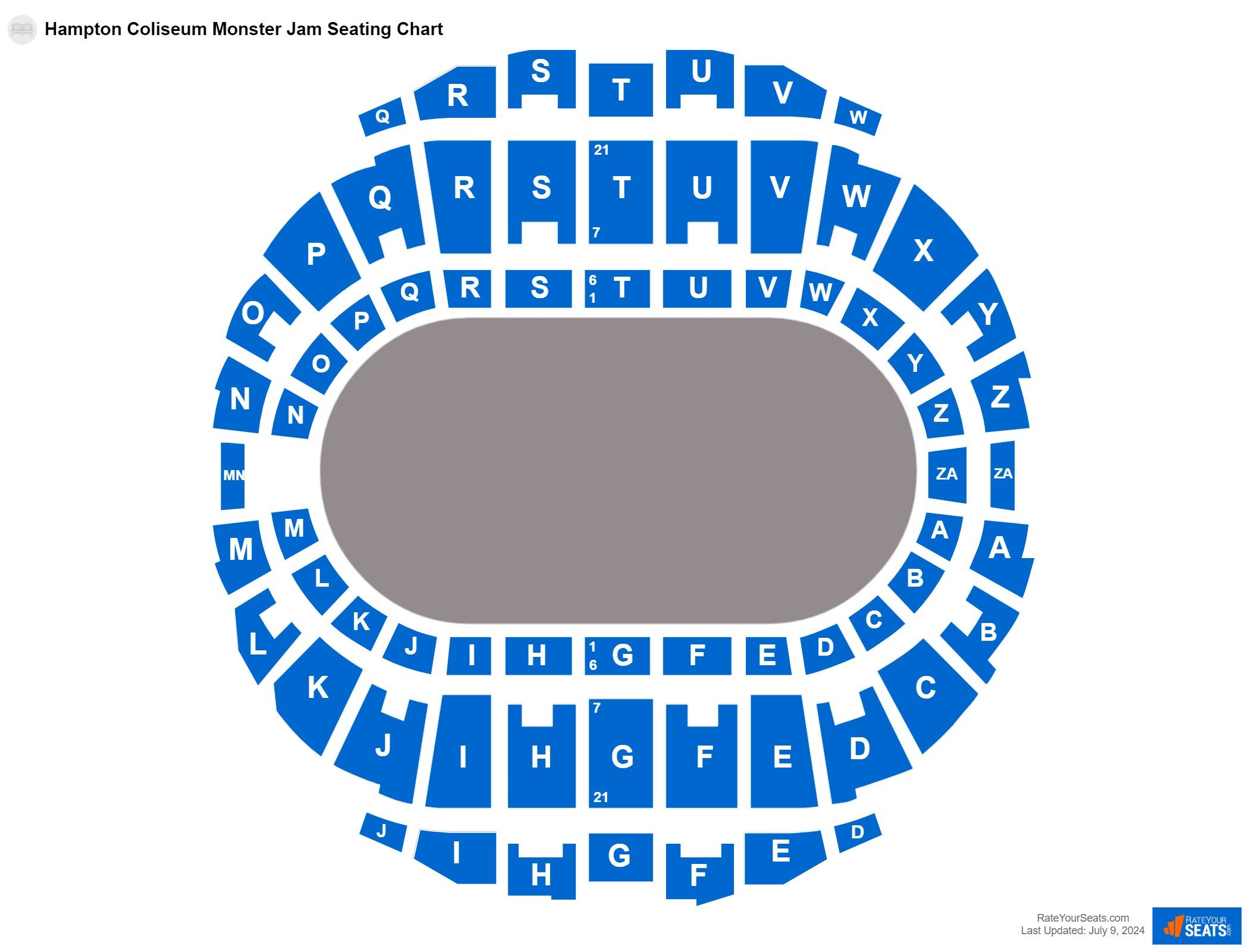 Other seating chart at Hampton Coliseum