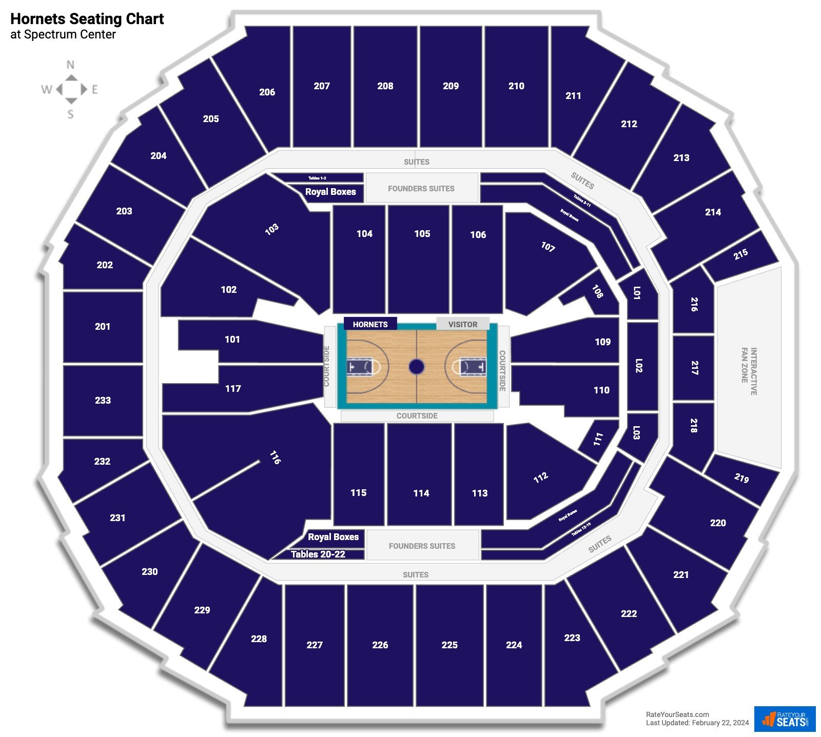 Charlotte Basketball Seating Chart Two Birds Home