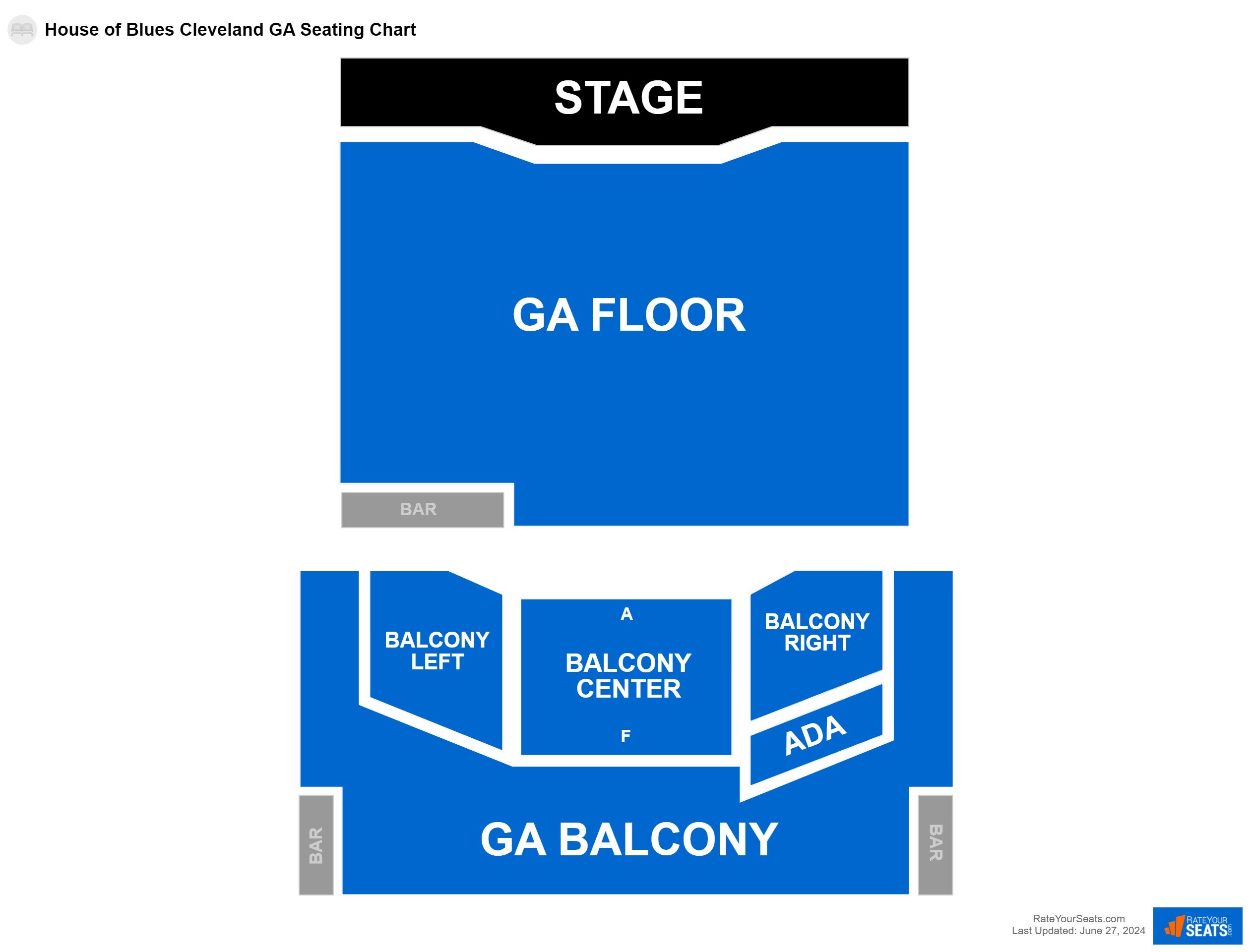 House Of Blues Cleveland Seating Charts RateYourSeats