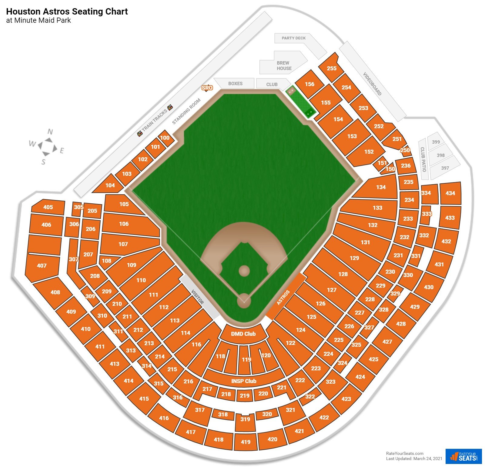 Minute Maid Park Seating Chart, Will Try And Get A Clearer …