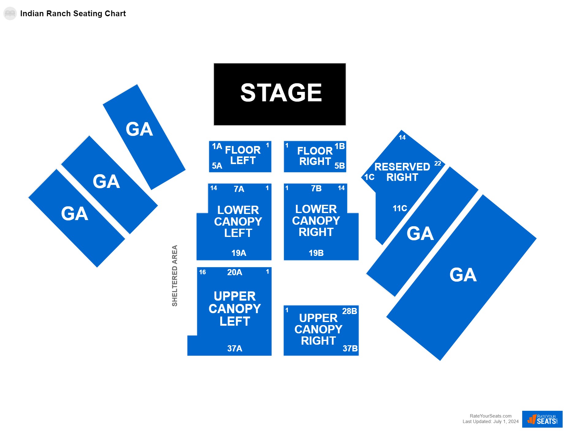 Indian Ranch Seating Chart