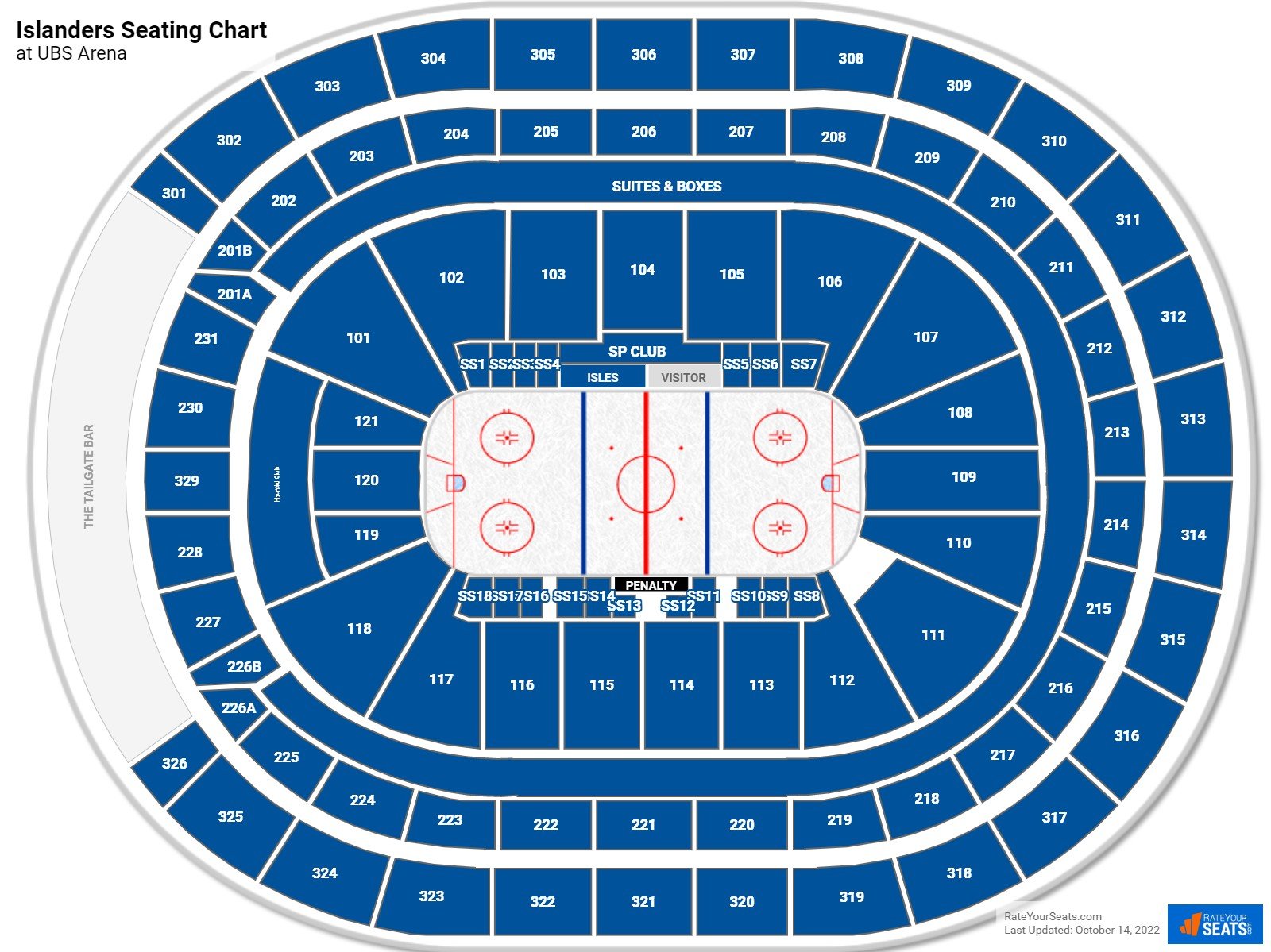 UBS Arena Seating Charts