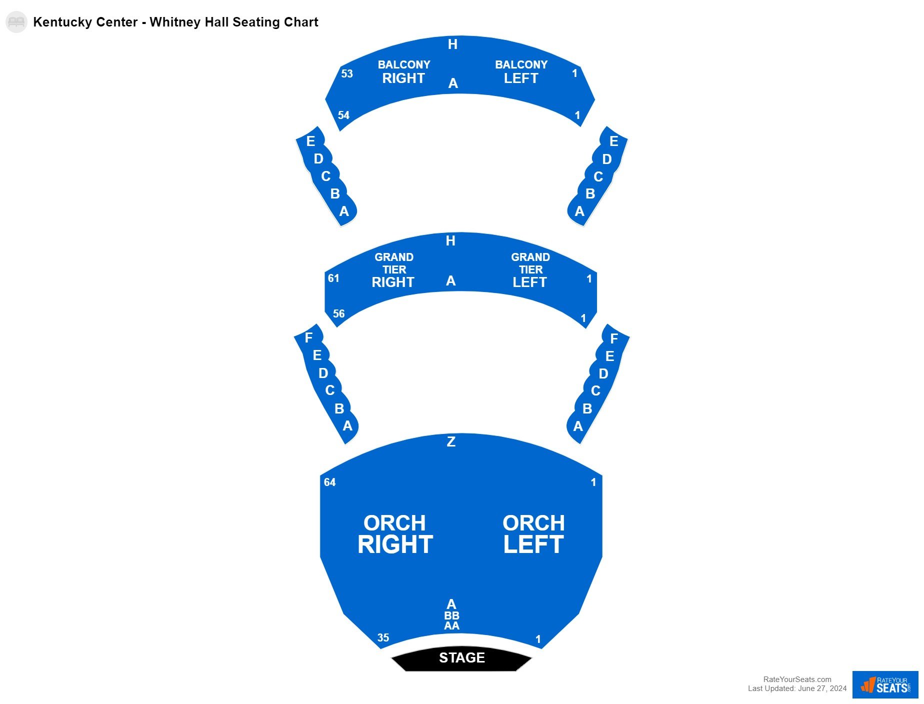 Kentucky Center Whitney Hall Seating Chart 